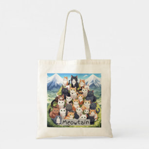 Bolsa Tote Meowtain - Um Monte De Gatos