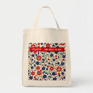 Bolsa Tote Mercado de Flores Silvestres Patrióticas Personali