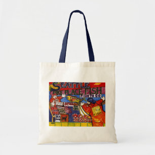Bolsa Tote Mercado de peixes de Seattle