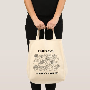 Bolsa Tote Mercado de Produtores da Sua Cidade