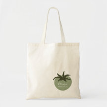 Mercado de Tomate Botânico Minimalista Personaliza