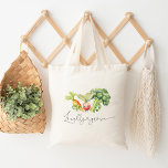 Bolsa Tote Mercado local de produtos hortícolas<br><div class="desc">Os agricultores de produtos hortícolas cultivados localmente comercializam os artigos de Correspondência Tote Bag disponíveis.</div>