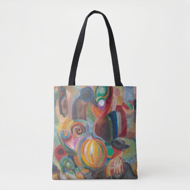Bolsa Tote Mercado Português | Sonia Delaunay-Terk | (Frente)