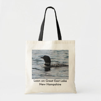 Bolsa Tote Mergulhão-do-norte no grande lago do leste New