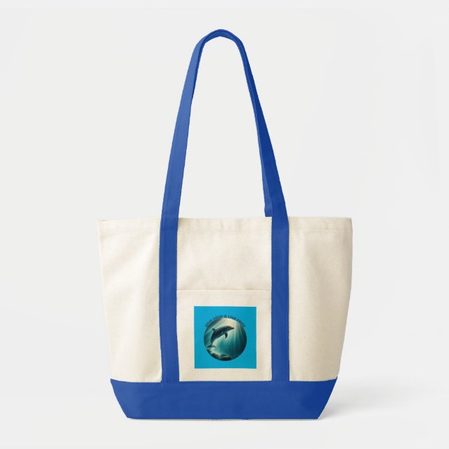 Bolsa Tote Mergulhe Dolphin Livre Ao Vivo (Frente)