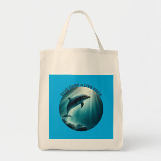 Bolsa Tote Mergulhe Dolphin Livre Ao Vivo