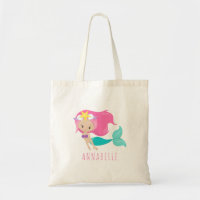 Mermaid Girl Princess Crianças Cabelo Rosa Bonito