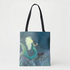 Bolsa Tote Mermaid with her pearl