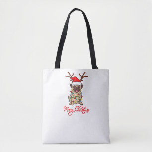Bolsa Tote MERRY CHRISTMAS BOMBEIRO Proprietário Ugly Christm