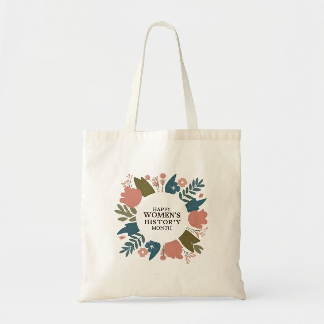 Bolsa Tote Mês da História das Mulheres (Frente)