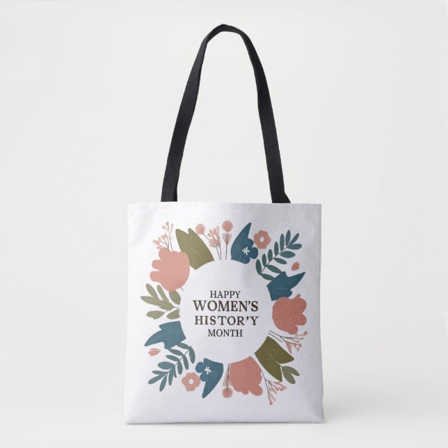 Bolsa Tote Mês da História das Mulheres (Frente)
