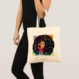 Bolsa Tote Mês da História Negra - Menina Melanina