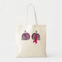 Bolsa Tote Mês de consciência do câncer de mama Pumpkin Hallo