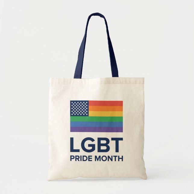 Bolsa Tote Mês do Orgulho LGBT | Estados Unidos (Frente)