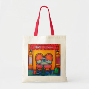 Bolsa Tote "Mesa para dois sacola de Paris"