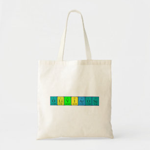 Bolsa Tote Mesa periódica de Olivia-Rosa com nome tote saco
