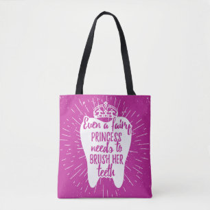 Bolsa Tote Mesmo dentes feericamente da princesa Necessidade