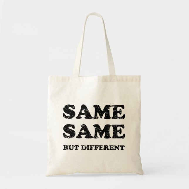 BOLSA TOTE MESMO, MAS DIFERENTE (Frente)