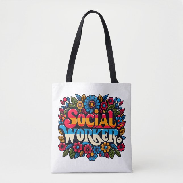 Bolsa Tote Mestrados de presentes do MSW para trabalho social (Frente)