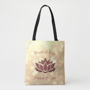 Bolsa Tote Mestre do design de Reiki Lotus