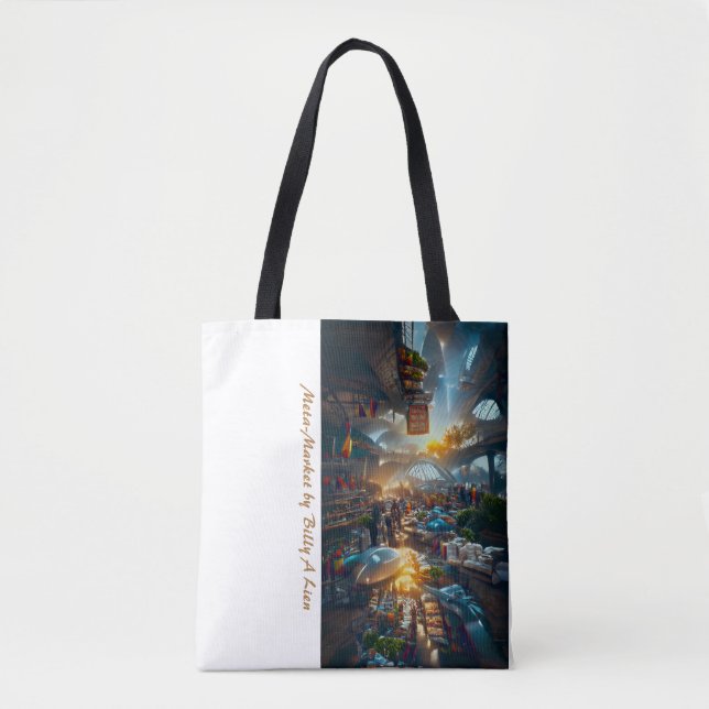 Bolsa Tote Meta-Market -Artist - Billy A Lien (Frente)
