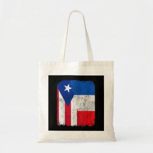 Bolsa Tote Metade Porto-Riquenho Metade Francês Bandeira Orgu