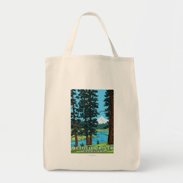 Bolsa Tote Metolius River Headwater, Oregon (Frente)