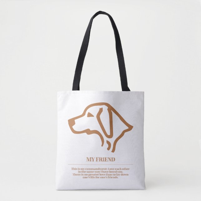 Bolsa Tote Meu amigo (Frente)
