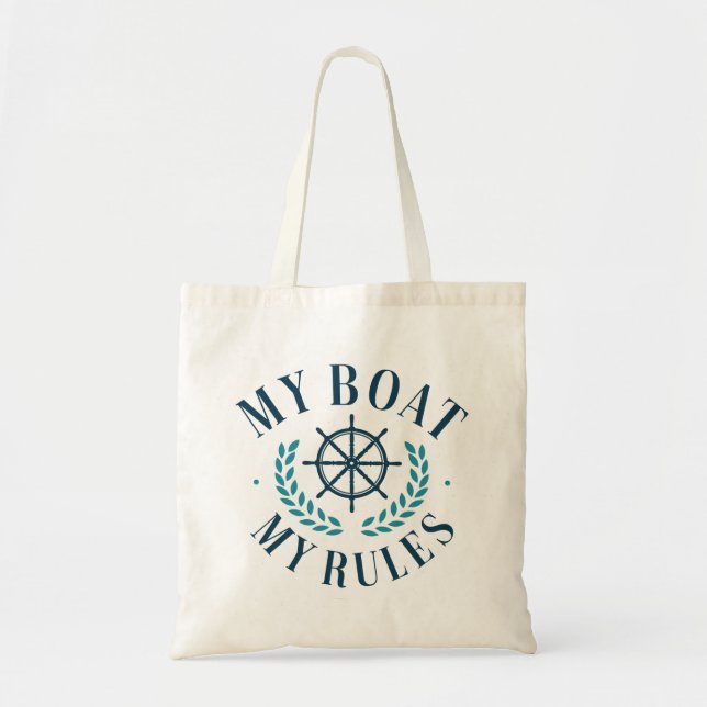Bolsa Tote Meu Bote Minhas Regras (Frente)