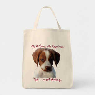 Bolsa Tote Meu cão faz-me o saco feliz