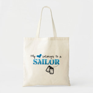 Bolsa Tote Meu Coração Pertence A Um Marinheiro