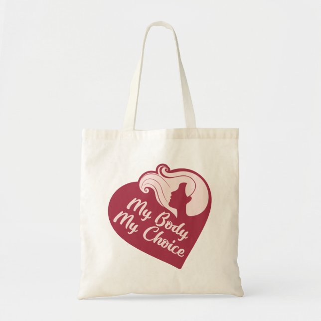 Bolsa Tote Meu Corpo Minha Escolha (Frente)