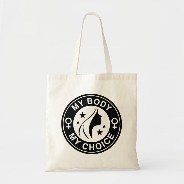 Bolsa Tote Meu Corpo Minha Escolha (Frente)
