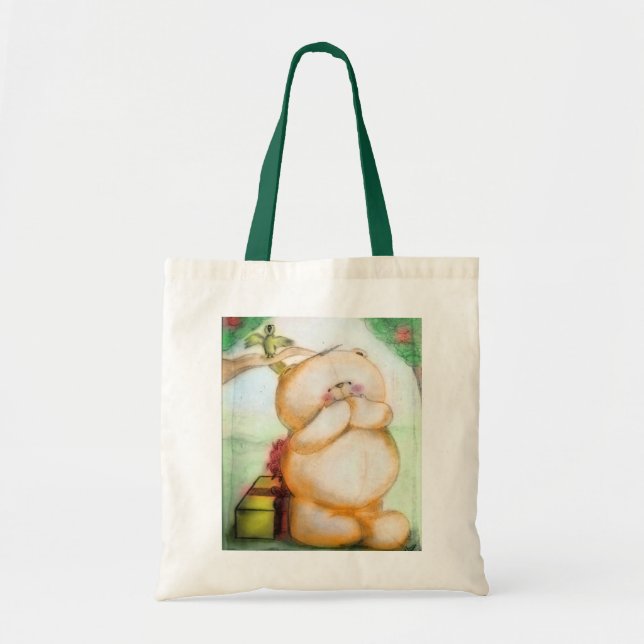 Bolsa Tote meu desenho - urso (Frente)