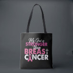 Bolsa Tote Meu Deus É Mais Forte Que O Cancer Da Mama, Christ<br><div class="desc">Meu Deus É Mais Forte Que O Cancer Da Mama,  Christian</div>