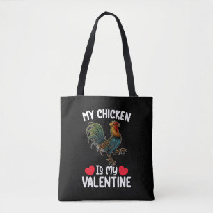 Bolsa Tote Meu Frango É Meu Dia Dos Namorados Divertido Agric