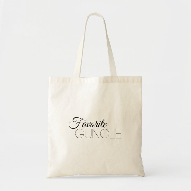 Bolsa Tote Meu Guncle favorito (Frente)