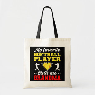 Bolsa Tote Meu Jogador De Softball Favorito Me Chama De Avó