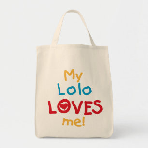 Bolsa Tote Meu Lolo me ama T-shirts e presentes