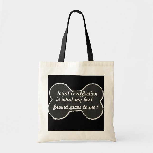 Bolsa Tote meu melhor amigo (Frente)