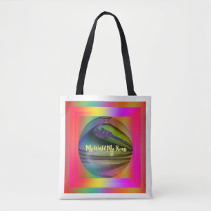 Bolsa Tote Meu Mundo As Minhas Coisas Ficam Bag