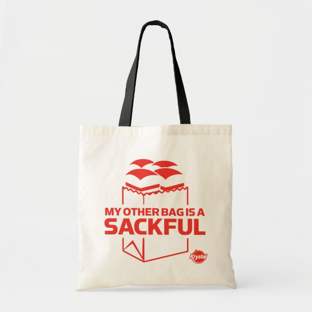 Bolsa Tote Meu outro saco é um Sackful (Frente)