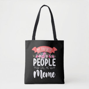 Bolsa Tote Meu Pessoas Favorito Me Chame De Dia de as mães