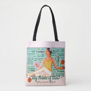 Bolsa Tote Meu Ponto de Vista – Nuvem de Palavras Arte de Gar