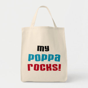 Bolsa Tote Meu Poppa Rocks Camisetas e presentes