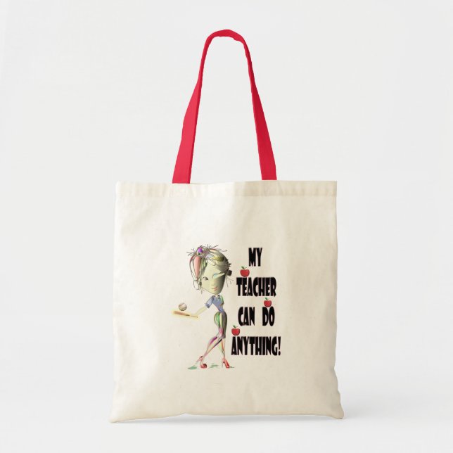 Bolsa Tote Meu professor pode fazer qualquer coisa! Os (Frente)