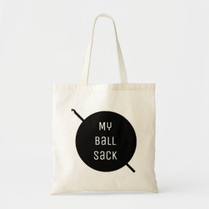 Bolsa Tote Meu Saco de Bola - Saco de Tote Engraçado de Croc