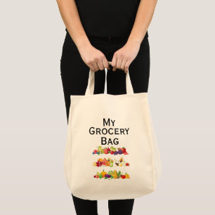 Bolsa Tote Meu saco de ferramentas da Grocería - Fruta e pan