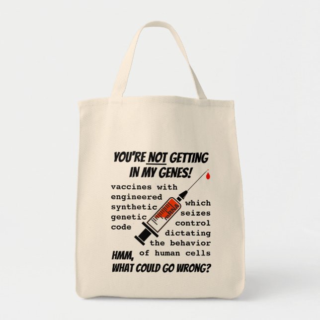 Bolsa Tote Meu saco de genes (Frente)
