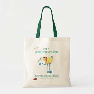 Bolsa Tote Meu Saco de Tote da Super Ciência - Minion Amarel